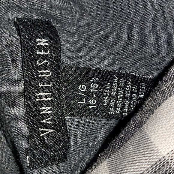 Mens gray & White flannel - Picture 2 of 2